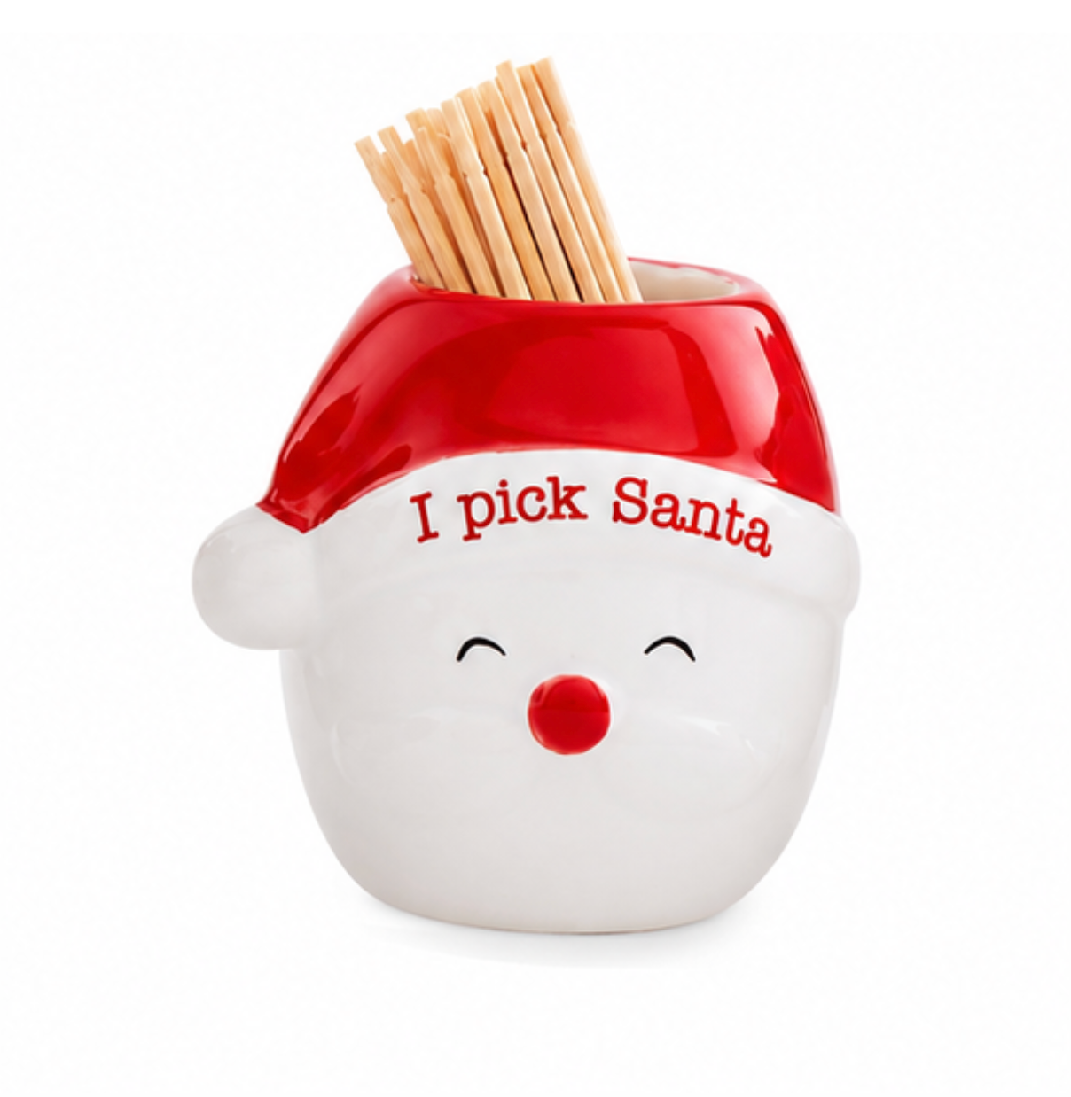 Mud Pie Christmas Toothpick Holder Set - 4 Styles