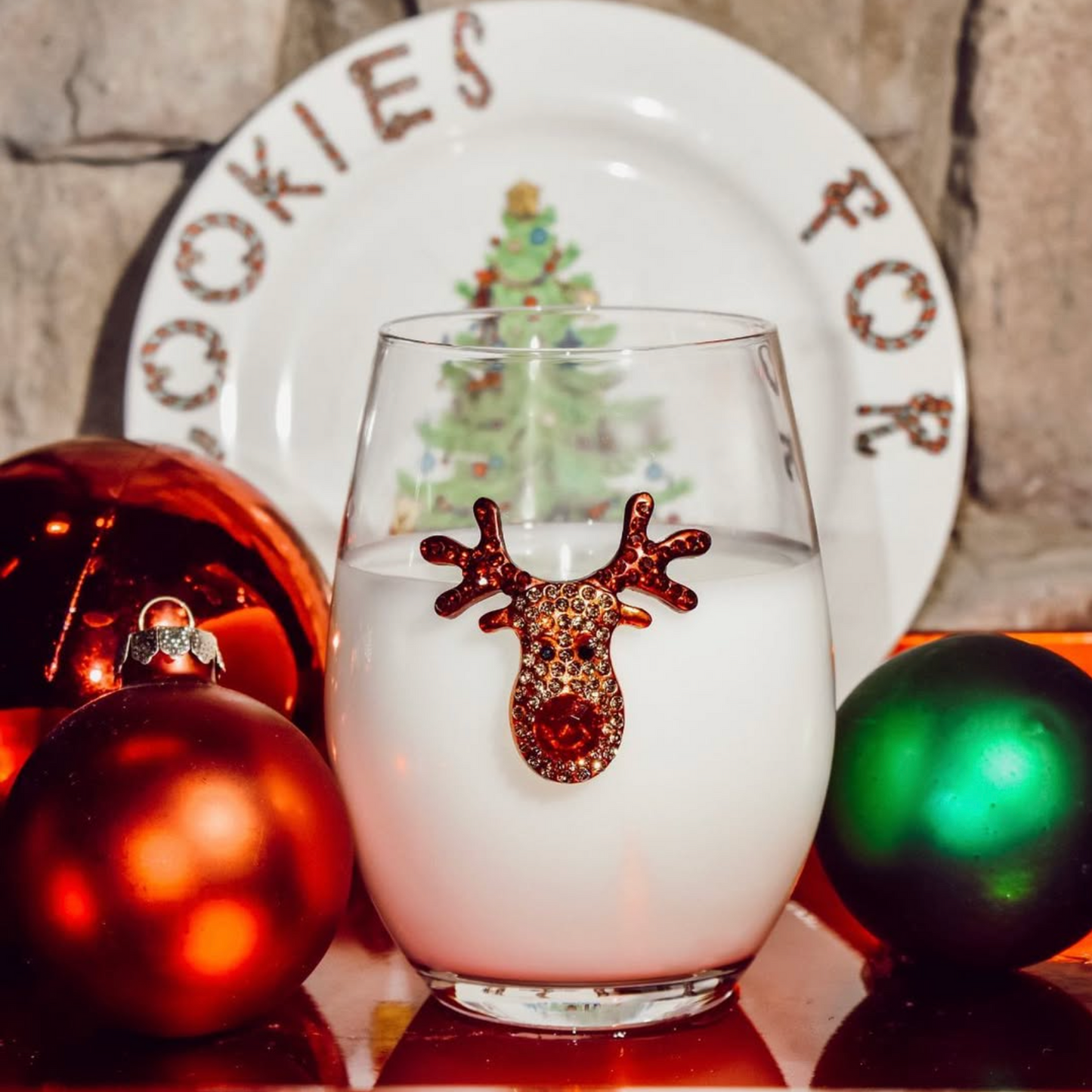 EXCLUSIVE - Rudy The Red-Nosed Reindeer Stemless Glassware