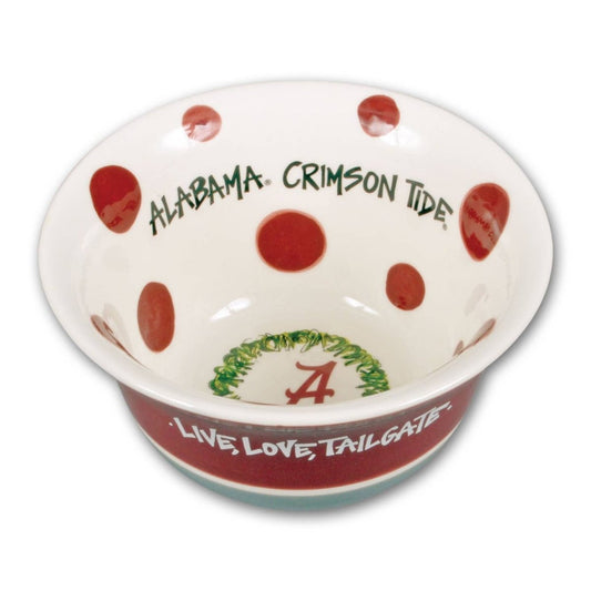 Alabama Crimson Tide Ceramic Love Bowl - CeCe's Home & Gifts