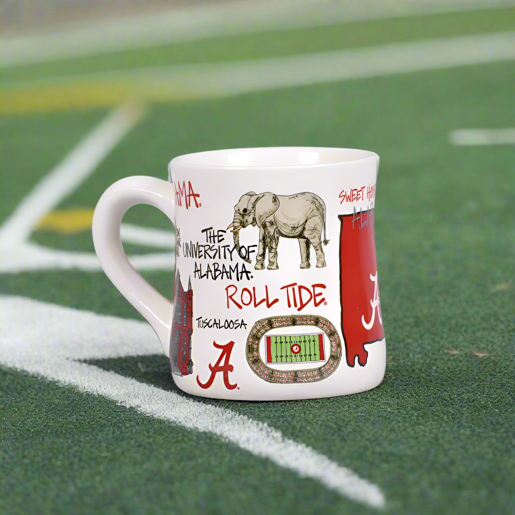 Alabama Crimson Tide Icon Ceramic Mug - CeCe's Home & Gifts