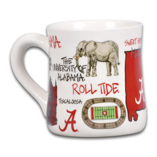 Alabama Crimson Tide Icon Ceramic Mug - CeCe's Home & Gifts
