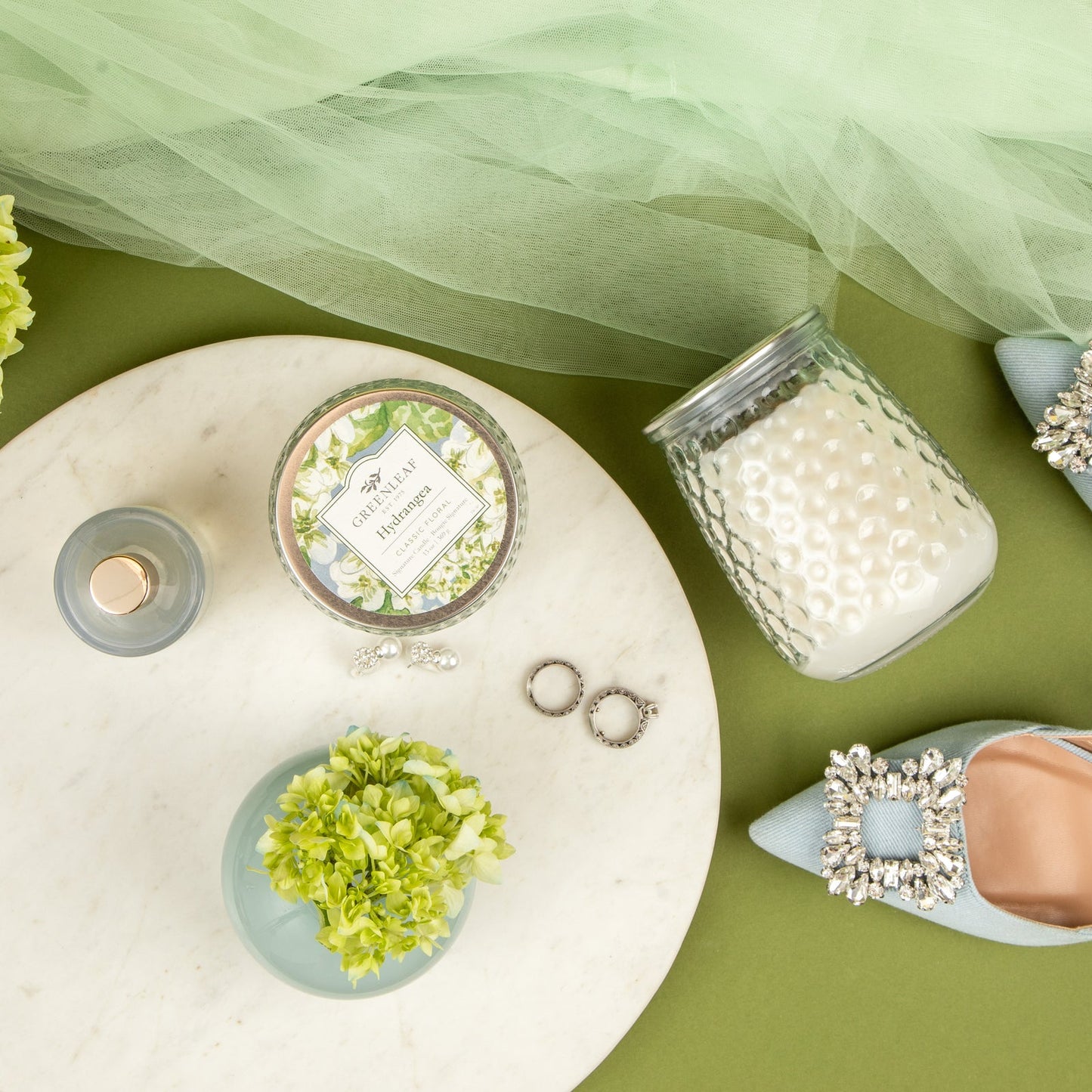 Greenleaf Hydrangea Signature Candle