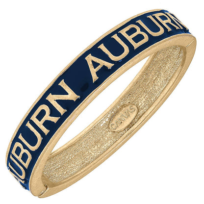 Canvas Style Auburn Tigers Enamel Hinge Bangle | CeCe's Home & Gifts