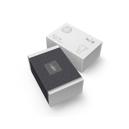 Square Base Stemless Martini Glasses - Set of 2