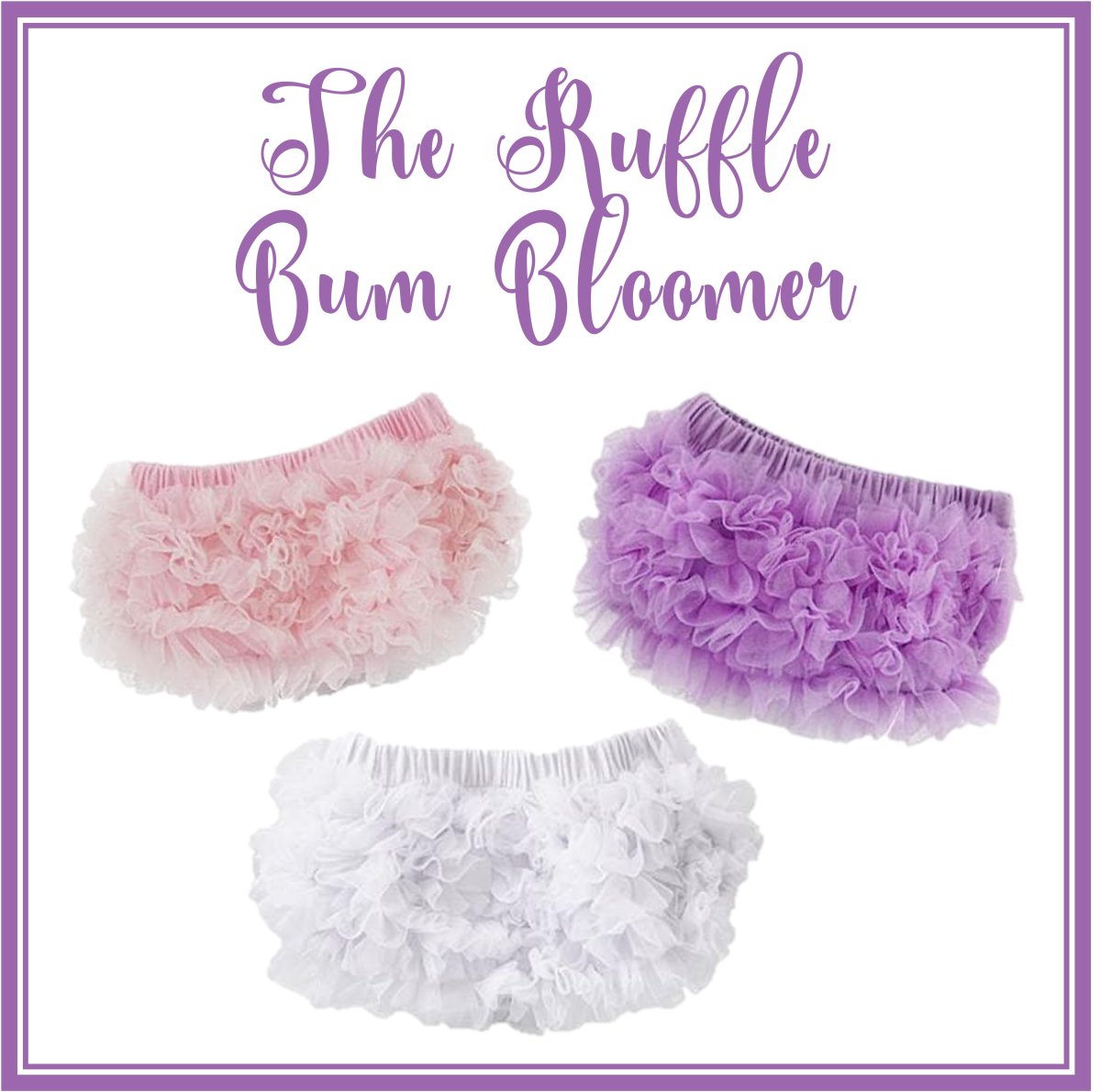 Mila Rose Baby Girl's Ruffle Bum Bloomer | CeCe's Home & Gifts
