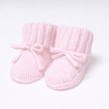 Levi & Jane Baby Knitted Booties - 2 Colors | CeCe's Home & Gifts