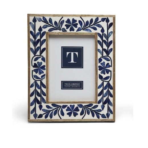 Blue Bell Bone Inlay Photo Frame (2 Sizes Available) - CeCe's Home & Gifts