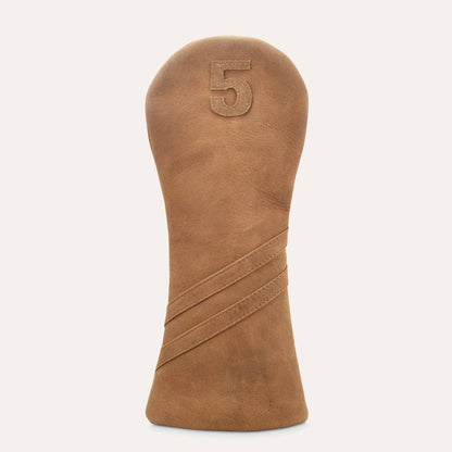 Kiko Leather Brown Leather Golf Headcover - 3 Sizes | CeCe's Home & Gifts