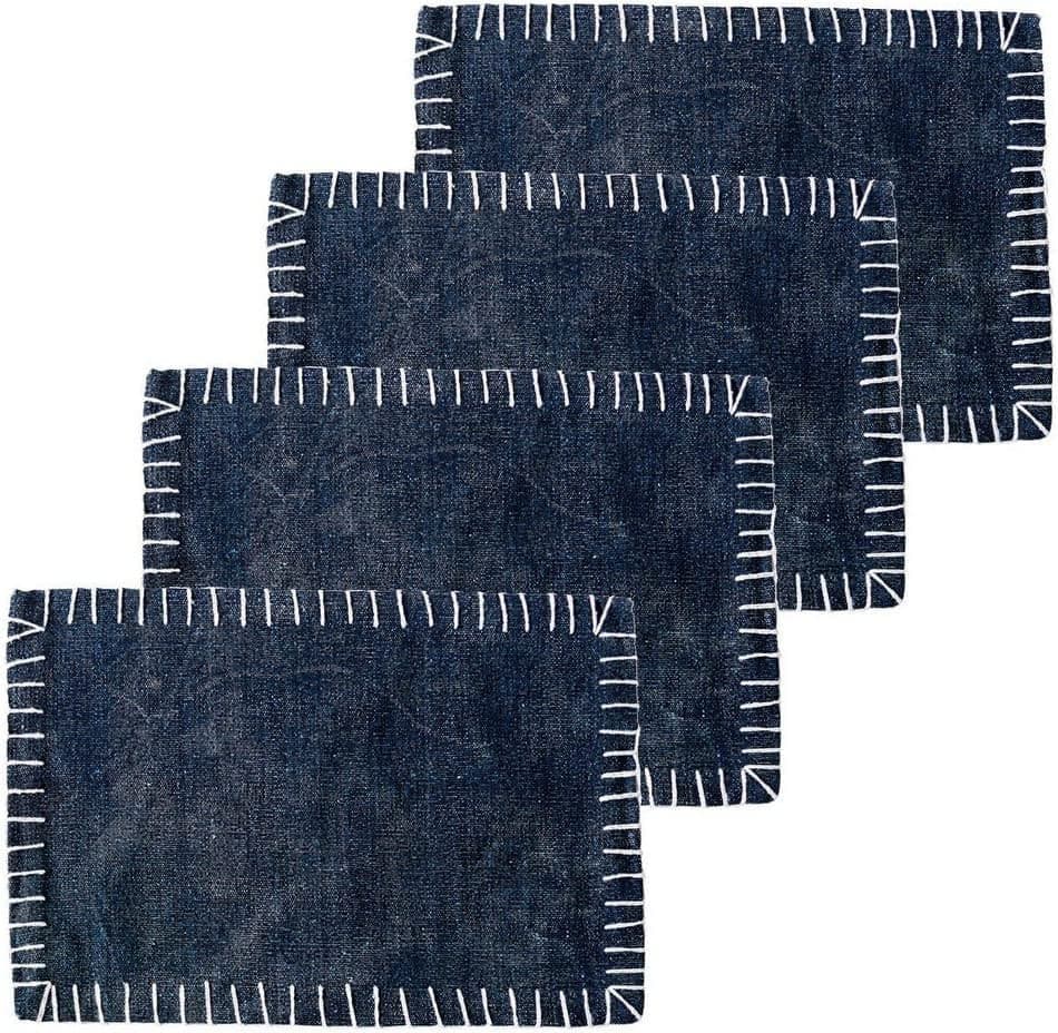 Carol & Frank Carter Indigo Placemats - Set of 4 - CeCe's Home & Gifts