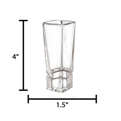 Joy Jolt Carre Square Base Shot Glass - Set of 4 | CeCe's Home & Gifts
