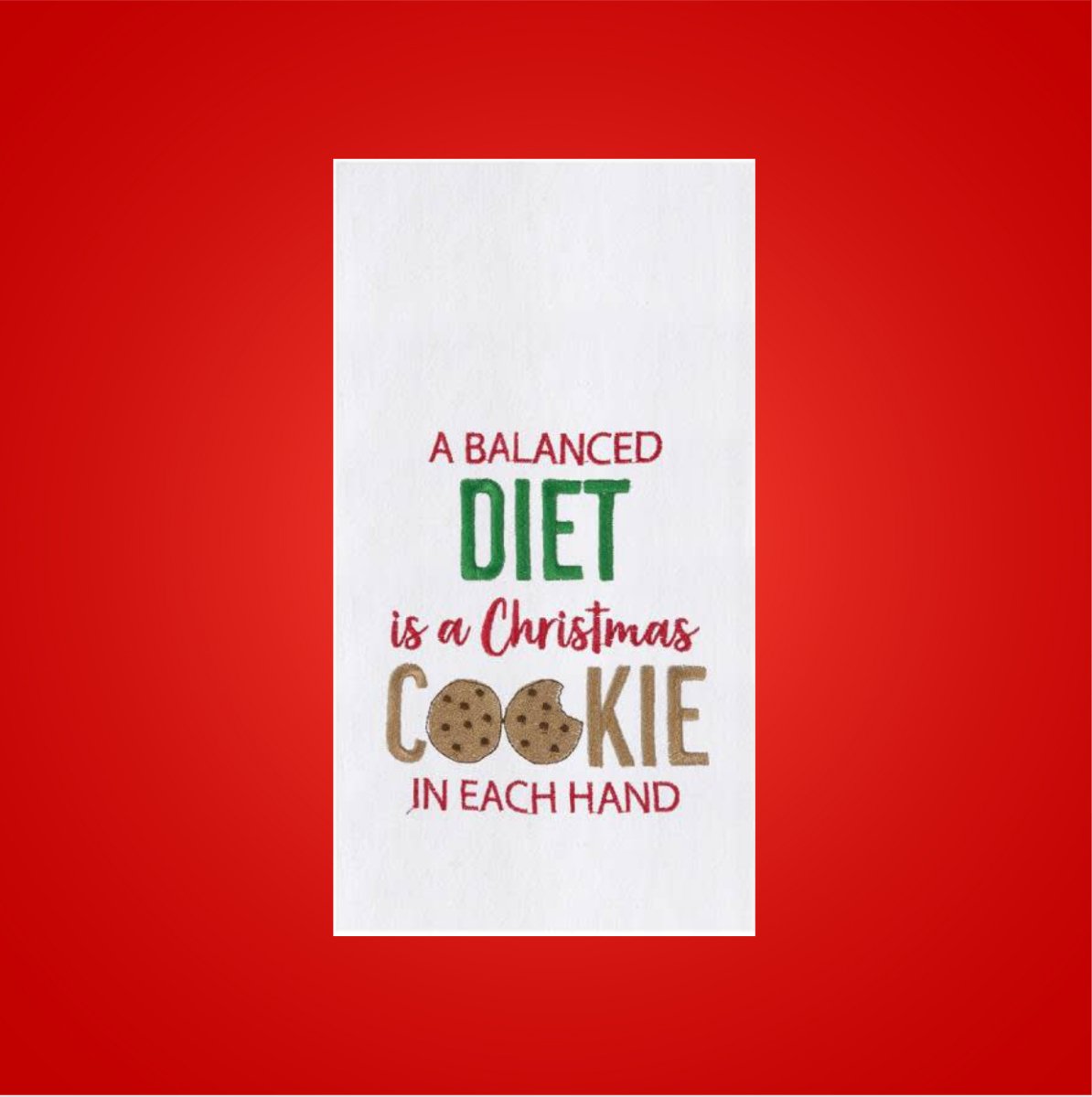 C&F "Christmas Cookie" Christmas Hand Towel - CeCe's Home & Gifts