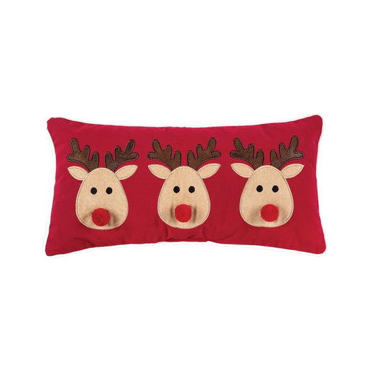 C&F Home Reindeer Games Throw Pillow - CeCe's Home & Gifts