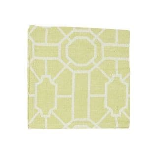 C&F Home Trellis Peridot Cotton Napkins - Set of 4 - CeCe's Home & Gifts