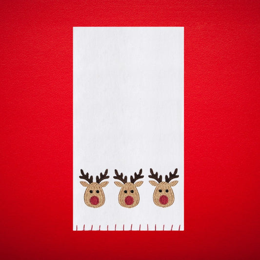 C&F Reindeer Games Towel - CeCe's Home & Gifts