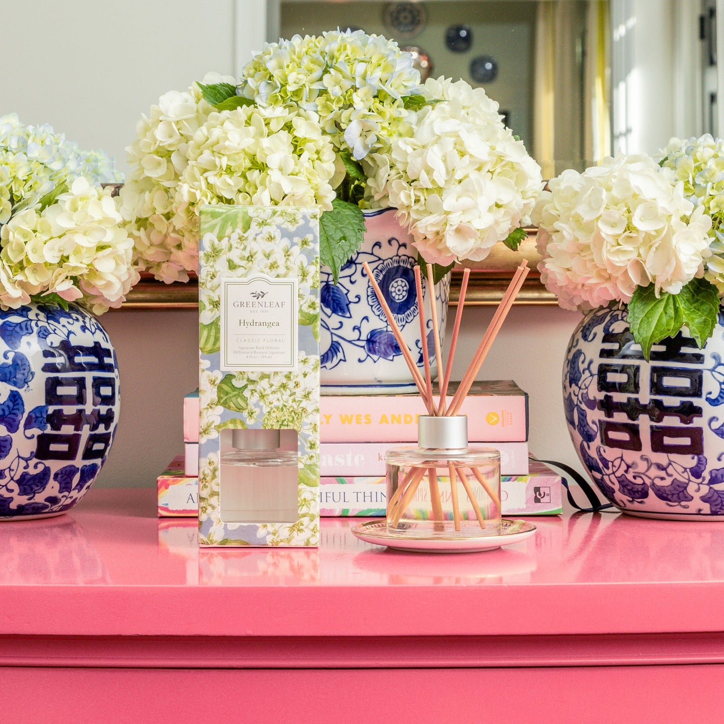 Greenleaf Hydrangea Reed Diffuser