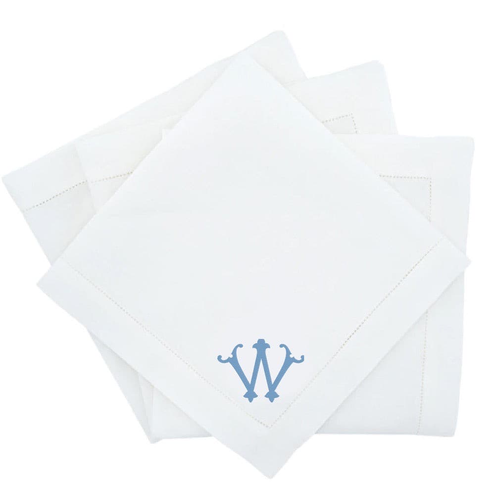 Chic Monogrammed Linen Dinner Napkin - CeCe's Home & Gifts