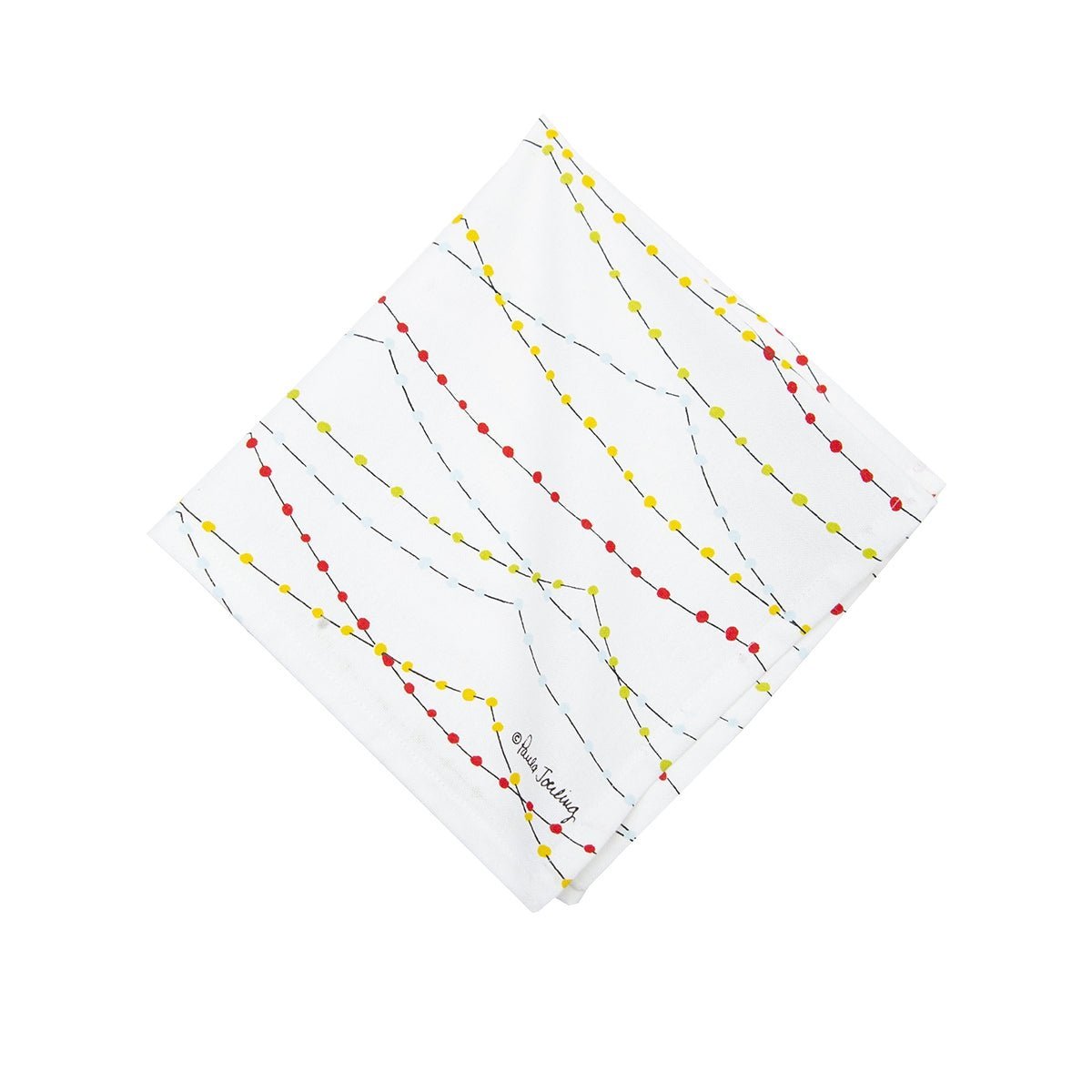 C&F HOME Christmas Village Lights Cloth Napkin | CeCe's Home & Gifts