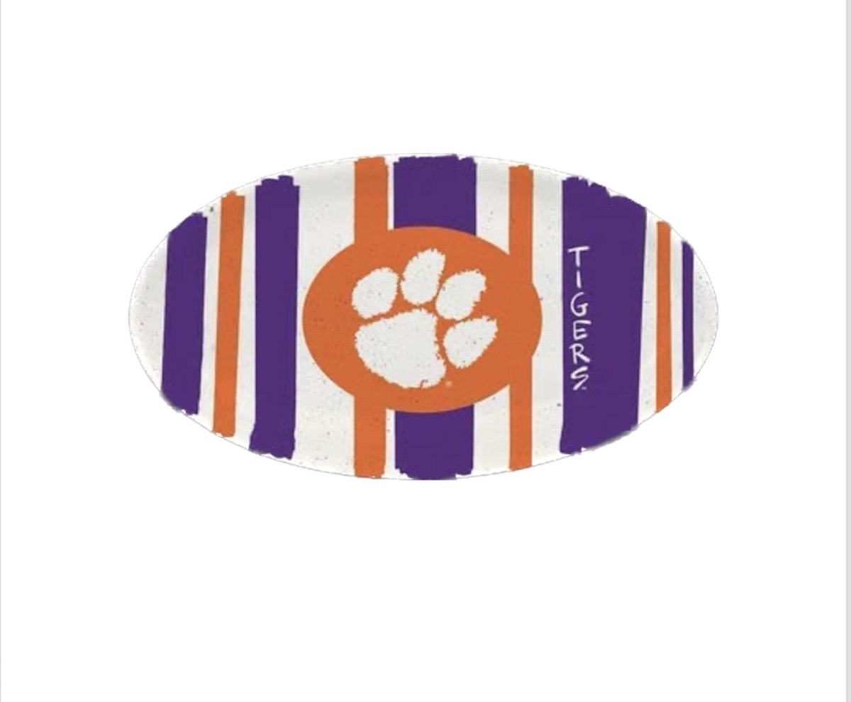 Magnolia Lane Clemson Tigers Oval Kitchen Platter | CeCe's Home & Gifts