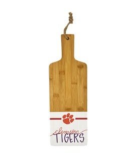 Magnolia Lane Clemson University Handpainted Charcuterie Board | CeCe's Home & Gifts