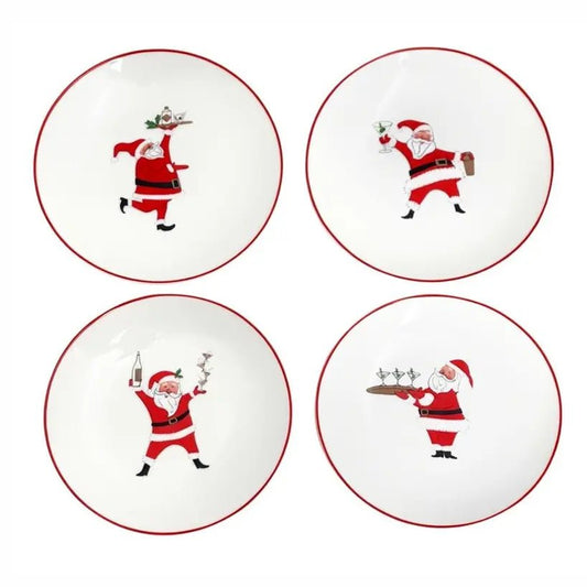 Tableau Home "Cocktails with Santa" Appetizer Plate Gift Set | CeCe's Home & Gifts