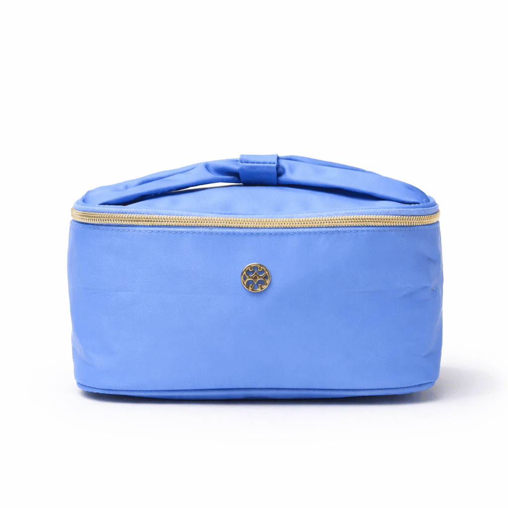 Mary Square Cornflower "Kiss & Makeup" Makeup Bag | CeCe's Home & Gifts