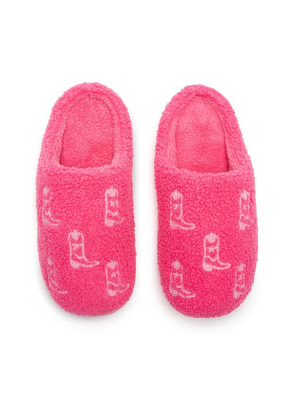 Living Royal Cowgirl Boots Slippers | CeCe's Home & Gifts