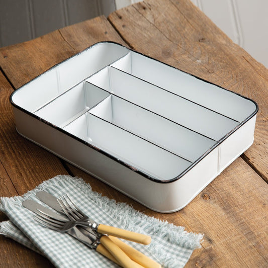CTW Farmhouse Cutlery Tray - CeCe's Home & Gifts