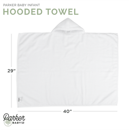 Personalized Plush Hooded Towel – Infant & Toddler Sizes