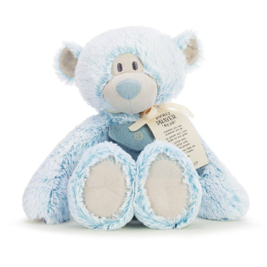DEMDACO Blue Pocket Prayer Bear 16" - CeCe's Home & Gifts