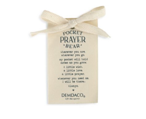 DEMDACO Pocket Prayer Bear 16" - CeCe's Home & Gifts