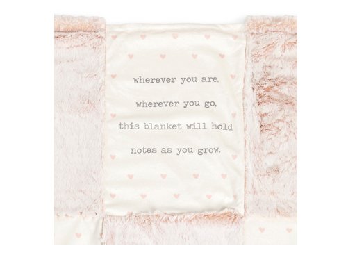 DEMDACO Pocket Prayer Blanket - Pink - CeCe's Home & Gifts
