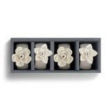 DEMDACO Succulent Napkin Rings - Set of 4 - CeCe's Home & Gifts