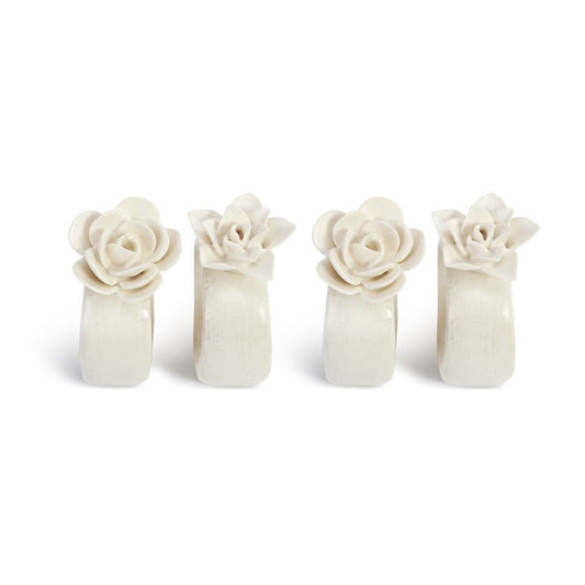 DEMDACO Succulent Napkin Rings - Set of 4 - CeCe's Home & Gifts