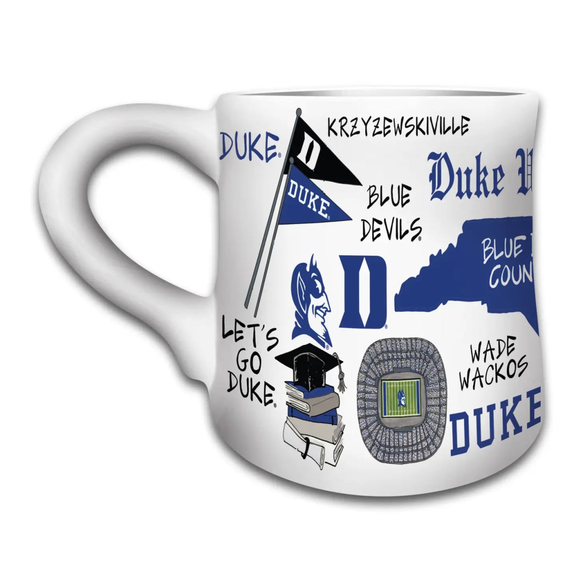 Magnolia Lane Duke Blue Devils Icon Ceramic Mug | CeCe's Home & Gifts
