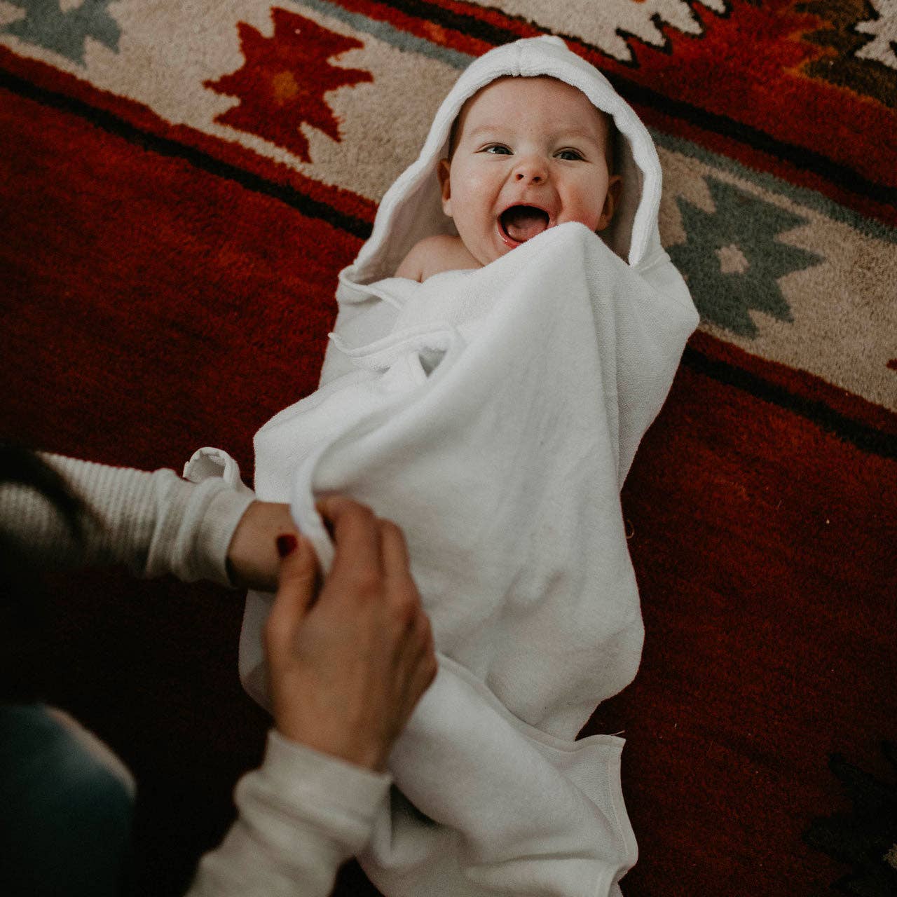 Personalized Plush Hooded Towel – Infant & Toddler Sizes