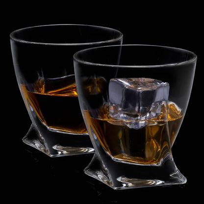 Atlas Crystal Whiskey Glasses - Set of 2