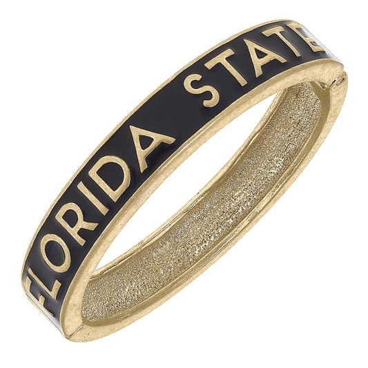 Canvas Style Florida State Seminoles Enamel Hinge Bangle | Canvas Style | CeCe's Home & Gifts