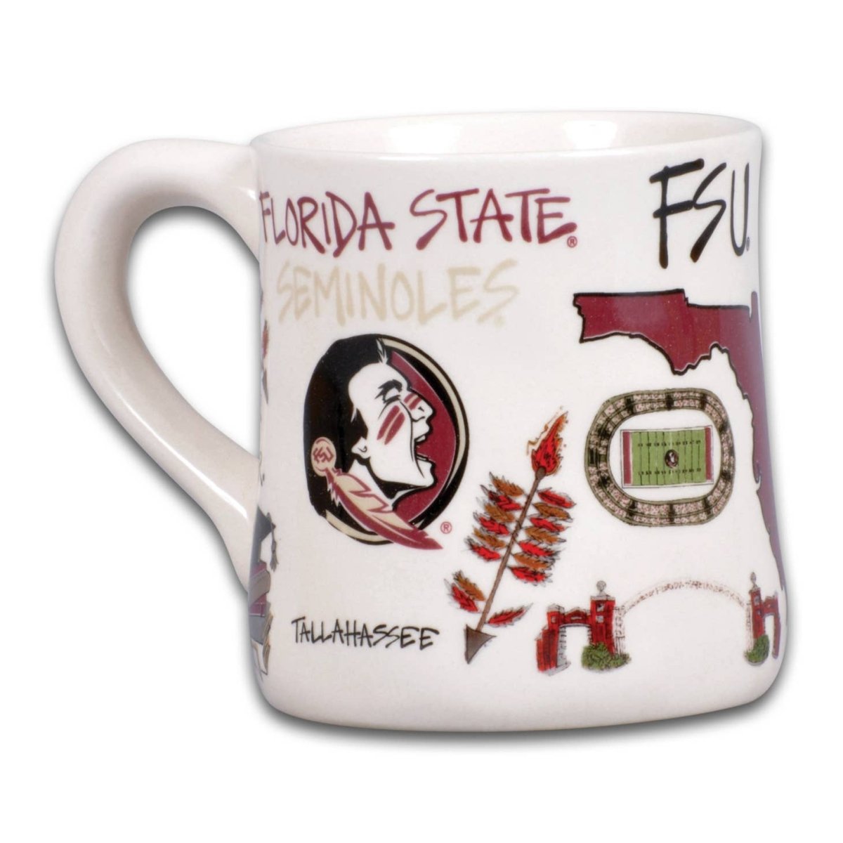 Magnolia Lane Florida State University Icon Ceramic Mug | CeCe's Home & Gifts