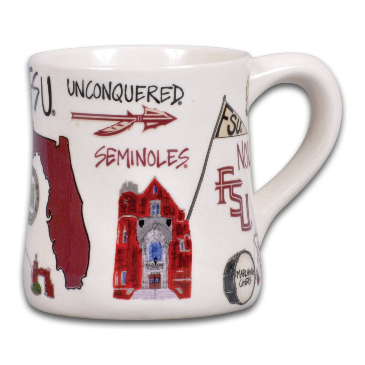 Magnolia Lane Florida State University Icon Ceramic Mug | CeCe's Home & Gifts