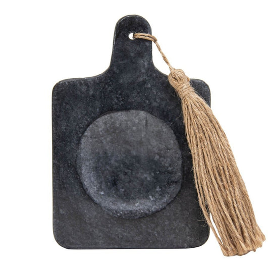 Foreside Home & Garden Black Marble Spoon Rest - CeCe's Home & Gifts