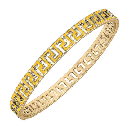 Canvas Style Game Day Greek Keys Enamel Bangles | Canvas Style | CeCe's Home & Gifts