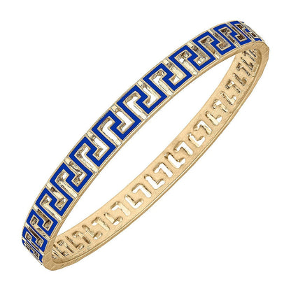 Canvas Style Game Day Greek Keys Enamel Bangles | Canvas Style | CeCe's Home & Gifts