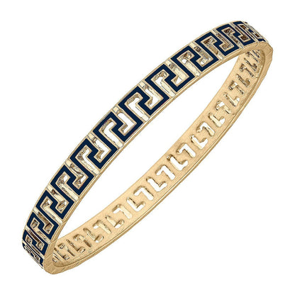 Canvas Style Game Day Greek Keys Enamel Bangles | Canvas Style | CeCe's Home & Gifts