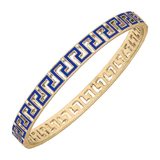 Game Day Greek Keys Enamel Bangles - Iconic Team Colors - CeCe's Home & Gifts