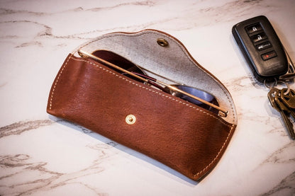 KIKO Genuine Leather Sunglass Case | CeCe's Home & Gifts