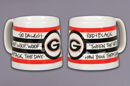 Georgia Bulldogs Logo Ceramic Mug - CeCe's Home & Gifts