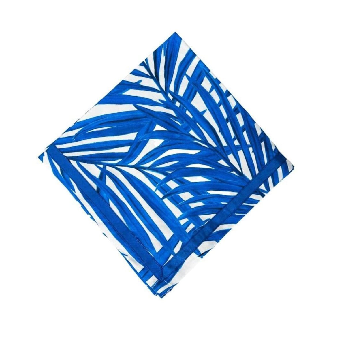 Jaye's Studio Jaye's Studio Blue Palm Print Dinner Napkin | CeCe's Home & Gifts