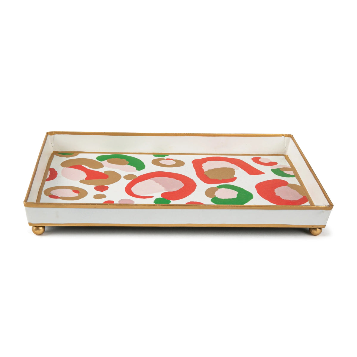 Jaye's Studio Holiday Cheetah Oliver Tray - CeCe's Home & Gifts