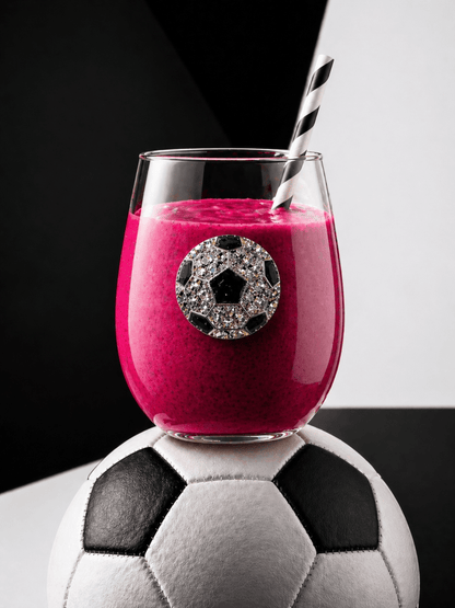 The Queens' Jewels Jeweled Soccer Ball Stemless Glass | CeCe's Home & Gifts