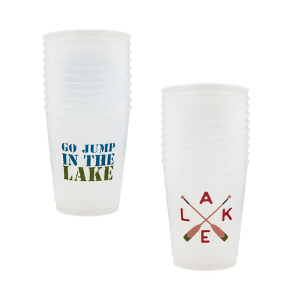 Mud Pie Lake Oars Retreat Flex Cup Sets | CeCe's Home & Gifts